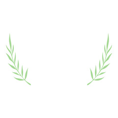 aesthetic handdrawn leaf