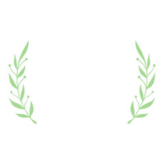 aesthetic handdrawn leaf