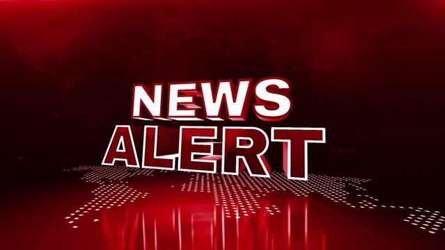 News Alert Broadcast Transition