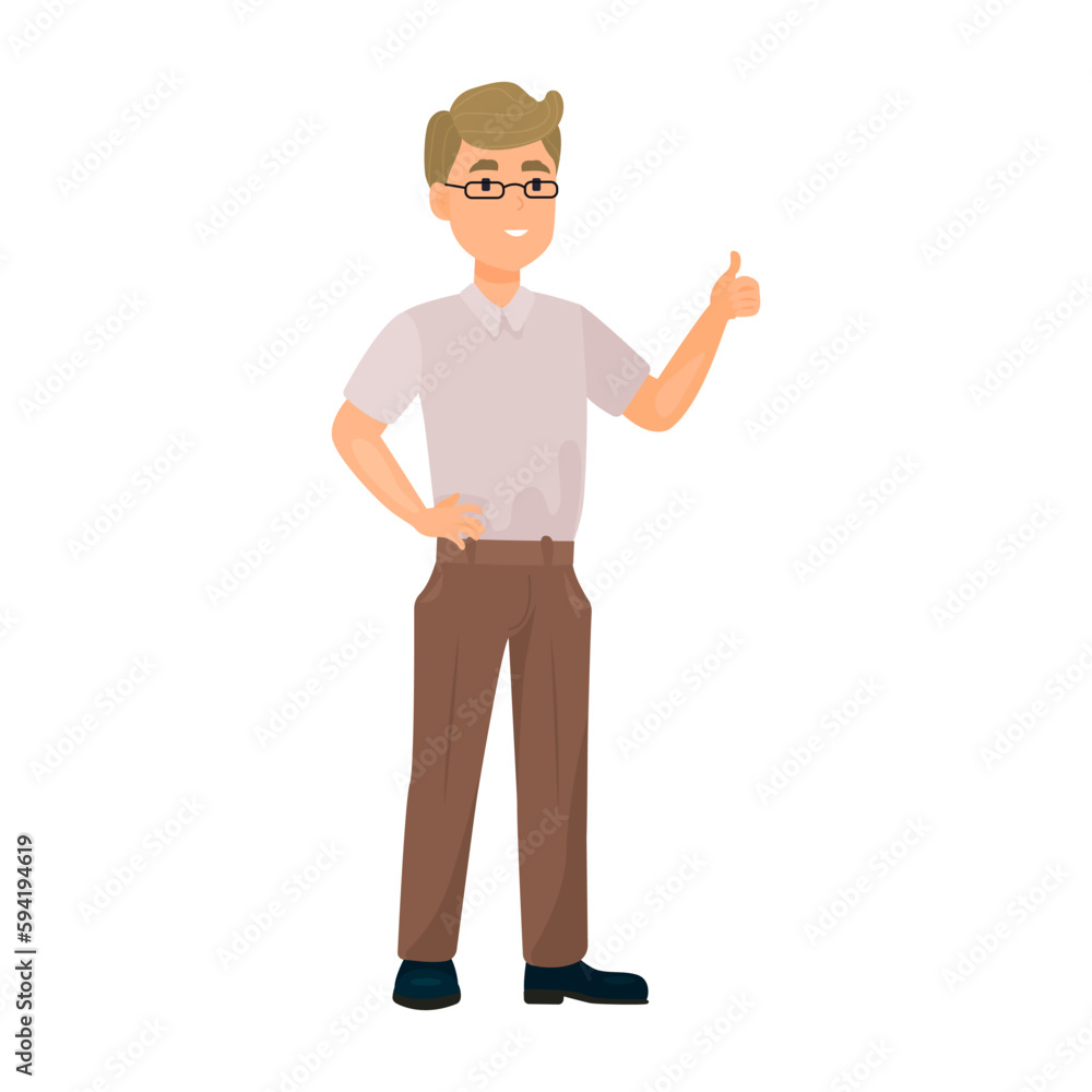 Aufkleber programmer illustration in color cartoon style. editable vector graphic design.