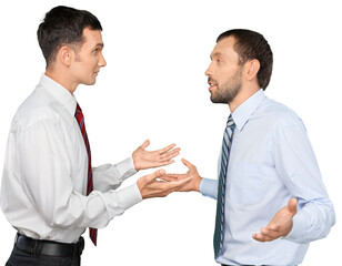 Portrait of Businessmen Discussing