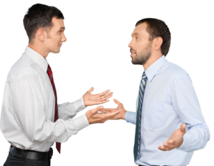 Portrait of Businessmen Discussing