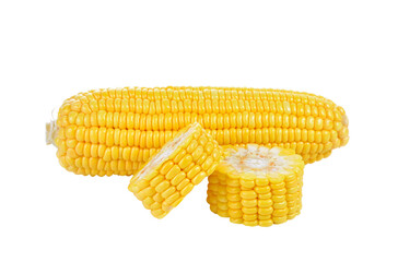 Sweet corn isolated on   transparent png