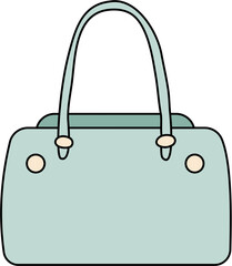 Eco Friendly Shopping Bag Go Green Doodle Illustration Handdrawn