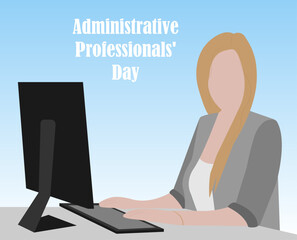 Business person working, Administrative Professionals' Day