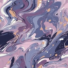 Liquid marble daze in with an theoretical touch for print and organize. Seamless pattern, AI Generated