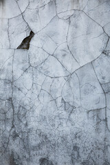 cracked concrete old wall