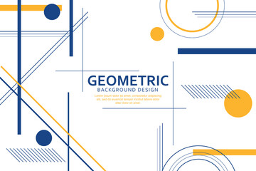 Geometric background with abstract polygonal shapes
