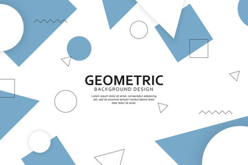 Geometric background with abstract polygonal shapes