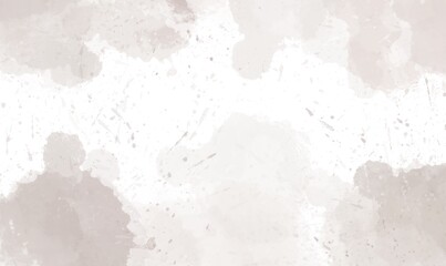 Brown Watercolor Splash Or Alcohol Ink Art With Paper Texture And White Background, Pastel Liquid Drawing Effect. Illustration Design Template For Wedding Invitation, Decoration, Banner, Background