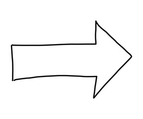 Einfacher Pfeil, der von rechts nach links zeigt, Icon als Vektor