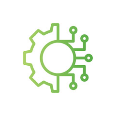 technology gradient icon