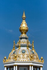Wat Thung Setthi, tip of Maha Rattana Chedi of Wat Thung Setthi, Khon Kaen, Isan, Thailand, Asia