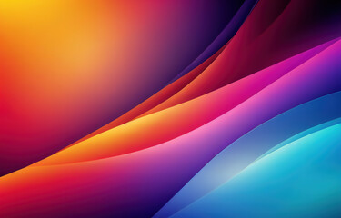 Obraz premium Abstract colorful gradient wave texture art 