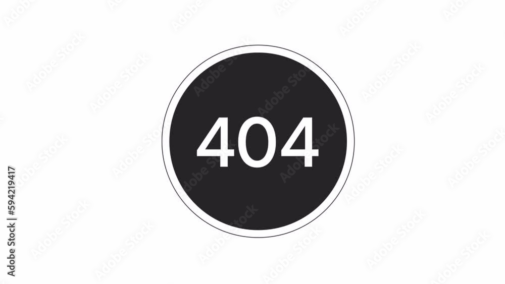 Poster laboratory tests 404 error animation. disease diagnosis. empty state 4k video concept footage with a