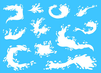 Fototapeta na wymiar Water splash vector design illustration isolated on background