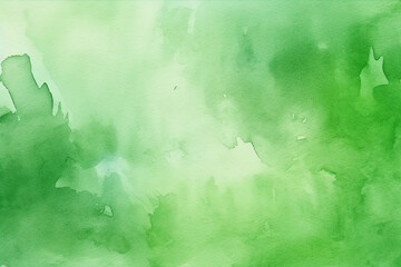 Green watercolor abstract background