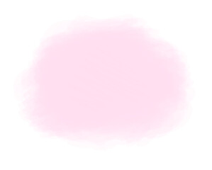 Różowa okrągła chmurka
