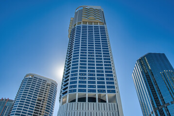 Fototapeta na wymiar Brisbane modern skyline on a sunny day, Australia
