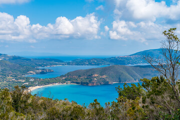 Obraz premium Coastline of Elba island in springtime