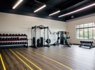 Obraz premium equipment in gym