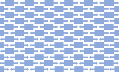 Blue and white block square and strip seamless repeat style with checkerboard pattern, replete image design for fabric printing