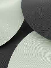Elegant modern coral and black circle disk background