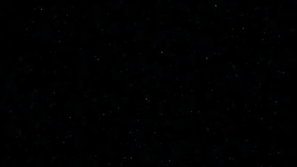 Abstract Dust Particles Background. Bokeh Particles Background.Flickering Particles, random motion of particles.