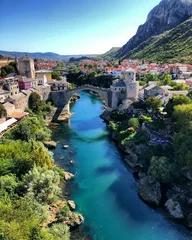 Fotobehang Stari Most Mostar’s iconic bridge