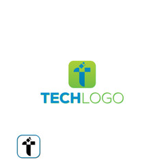 Modern technology logo design