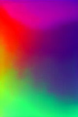 Synthwave rainbow gradient. Generative AI
