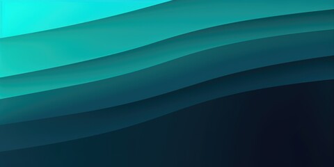 Obraz premium Teal and blue gradient background with copy space, banner design created with generative AI technology