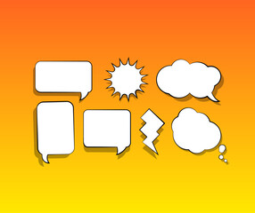 Cartoon Balloon Vectors Pack