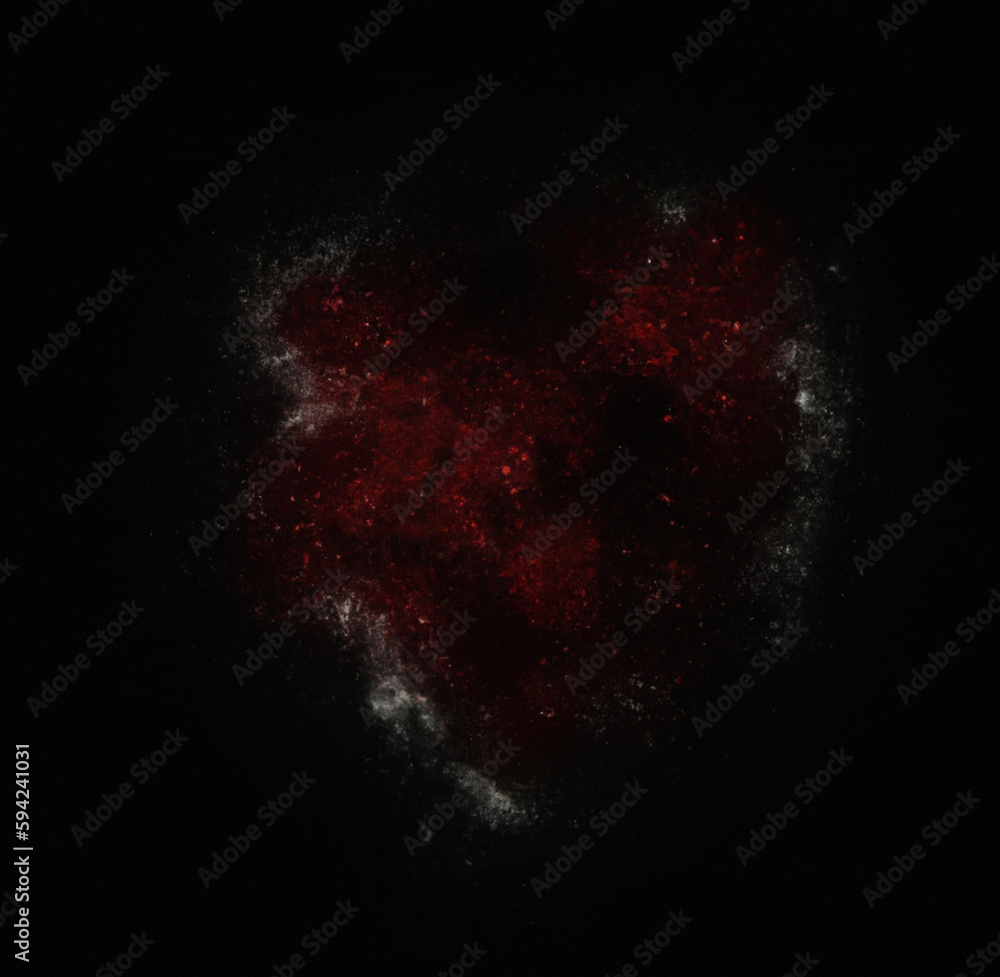Wall mural red and white explosion - splash of colors - colorful background - generative ai