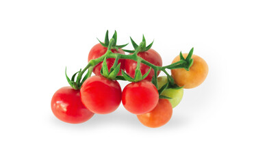 Fresh tomatoe isolated on white background, Raw food