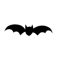 Bat black silhouettes 