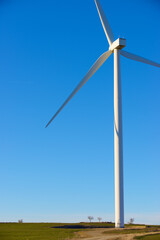 Fototapeta premium Wind turbine generator for sustainable electricity production