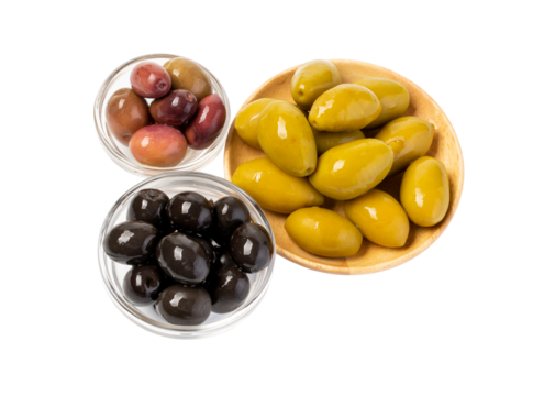 olives in a bowl o