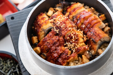 日本食ー鰻の丼セット