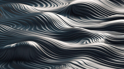 Binary Codes in Motion, Abstract Digital Data Flowing through Networks, Generative AI