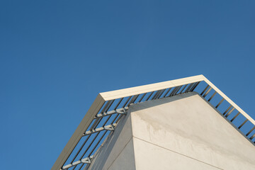 New Building site housing estate development construction residential new house in progress residential estate