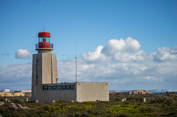  Lighthouse in Lagos, Portugal on February 27, 2023