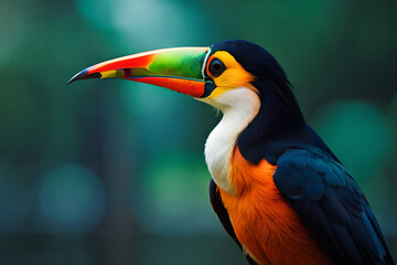 close up of a toucan