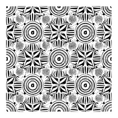 black and white seamless pattern