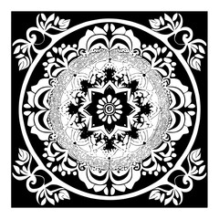 ornamental round lace ornament