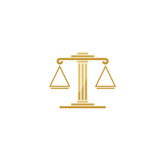 Lawyer logo creative element style Premium