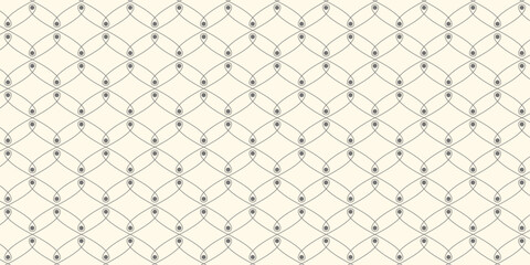 Naklejka premium Abstract geometric pattern with thin smooth zigzag lines. Stylish mesh texture in grey color. Seamless linear pattern.
