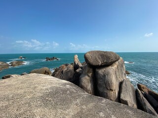 Rock on the beach, Koh Samui, Nakhon Si Thammarat, Thailand
