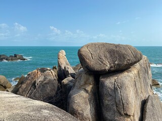 Rocks on the beach, Koh Samui, Nakhon Si Thammarat, Thailand