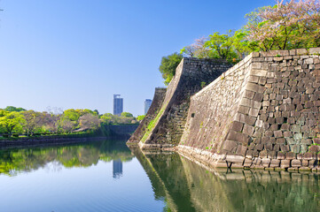 大阪城の水堀